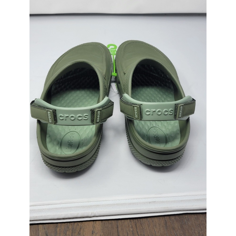 Crocs Yukon Vista II LiteRide Clogs Men Green Size 11 New with Tags - Picture 3 of 10